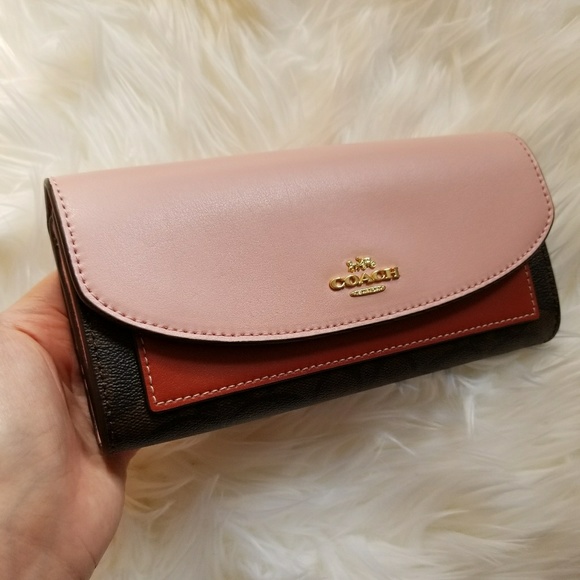 SOLDCoach Slim Envelope Wallet Colorblock - Picture 4 of 8